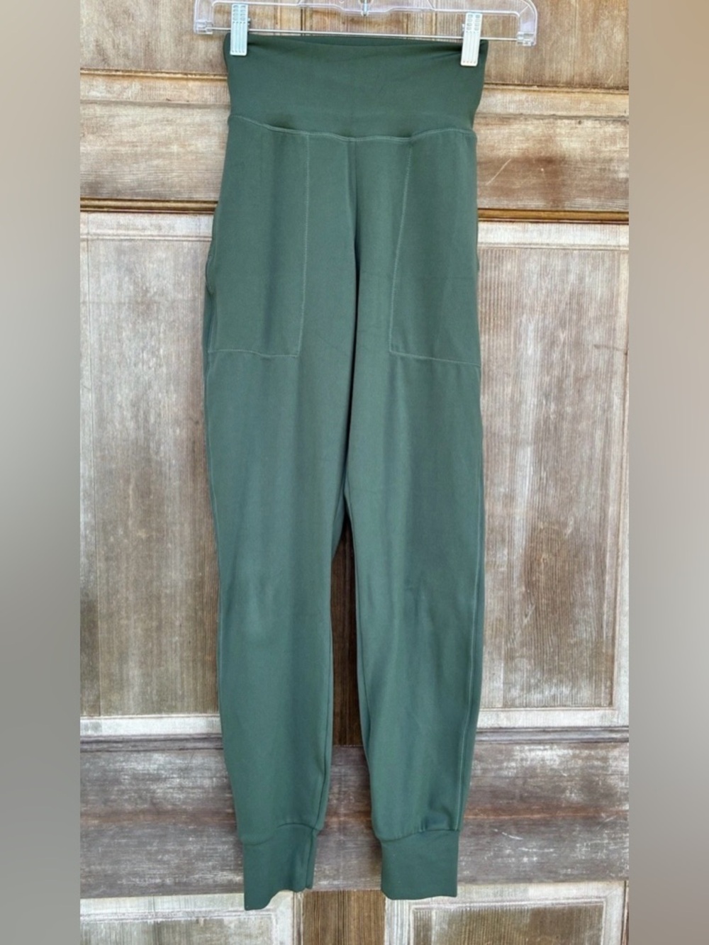 Paragon | Women's Olive Green High Waist Soft Stretchy Joggers Workout Lounge XS